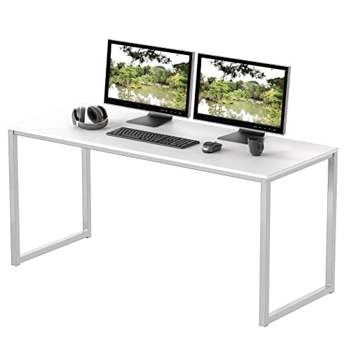 SHW Mission 48-Inch Home Office Computer Desk, White - color: White, size: 48-Inch