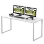 SHW Mission 48-Inch Home Office Computer Desk, White - color: White, size: 48-Inch