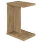 Coaster Home Furnishings - Clower - Wood - C-Shaped Side Table with Rectangular Top, Open Form, and Square Edges - Living Room - Mango - 930277 - color: Mango