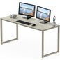 SHW Mission 55-Inch Home Office Computer Desk, Maple - color: Maple, size: 55-Inch