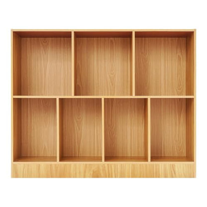 2 Tier Cube Shelf Storage Organizer Shelf,Open Wooden Bookcase with Base, Display Rack Freestanding Horizontal Bookshelves for Bedroom, Living Room, Home Office (39.3 * 9.44 * 31.5 in)