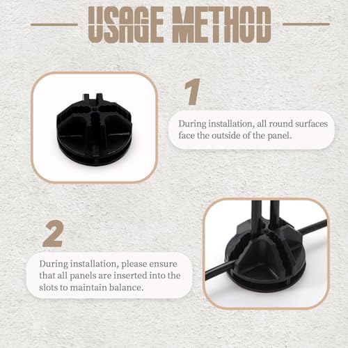 30Pcs Wire Cube Plastic Connectors, Black | Grid Cube Organizer Connector, For Modular Closet Storage, For Wire Shelving