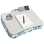 LAPGEAR Designer Lap Desk – Blue Blossoms, Fits 15.6” Laptops - color: Blue Blossoms, size: Single Lap Desk