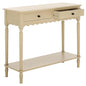 SAFAVIEH Home Collection Haven Natural Brown 2-Drawer Small Console Table for Entryway, Living Room, Foyer - color: Natural