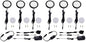 AIBOO Under Cabinet LED Black Cover Puck Lighting Kit with Touch Dimmer Switch for Kitchen Cupboard Closet Lighting (3 Lights,Warm White) (Pack of 2) - color: Warm White, size: 3 lights (Pack of 2)