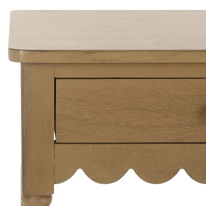 SAFAVIEH Home Collection Haven Desert Brown 2-Drawer Small Console Table for Entryway, Living Room, Foyer - color: Desert Brown