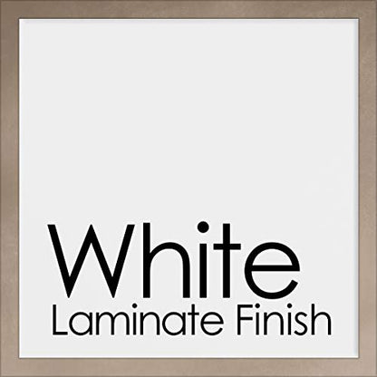 Lavish Home C-Shaped Side Tables Set of 2 – Modern Sofa End Tables or Bedside Nightstands – Space-Saving Laptop Tray Tables for Small Spaces (White) - style: Set of 2