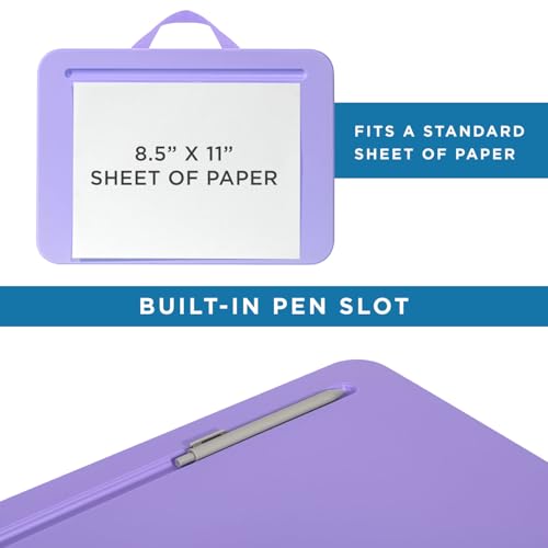 LAPGEAR Compact Lap Desk – Purple Amethyst, Fits 14" Laptops - color: Purple Amethyst, size: 14″ Laptop (Compact)