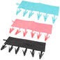 TamBee Travel Hanger Clips, Cruise Ship Essentials Portable Folding Clothes Hanger Clips Towel Drying Rack Sock Dock Swimsuit Drying Rack Hanger with 6 Clips Pack of 3 (Black,Blue,Red) - color: Black,blue,red