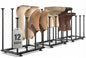Boot Storage Organizer, Metal Free Standing Boot Rack for Closet | Black Sturdy Shoe Shelf, Narrow Space-Saving, Quick Setup, Boot Holder for Entryway, Garage, Bedroom, Outdoor, Fits 12 Pairs - size: Standard Height (12 Pairs)