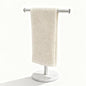 Hand Towel Holder, NEWRAIN Countertop Hand Towel Holder Stand, Stainless Steel Free Standing Hand Towel Rack with Heavy Base, for Bathroom Kitchen & Counter top, Brushed Nickel - color: Brushed Nickel, style: 1-Tier