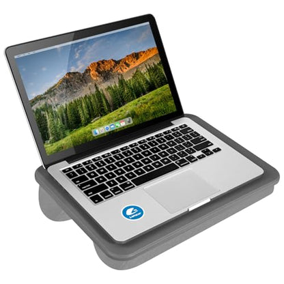 LAPGEAR Compact Lap Desk – Charcoal, Fits 14" Laptops - color: Charcoal, size: 14″ Laptop (Compact)