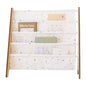 3 Sprouts Recycled Kids Bookshelf, Holds 35 Books, 4-Tier, Terrazzo Cream | Space-saving bookshelf, Children's room, Toddler bookcase organizer, Ages 3+, Book/toy storage, Front-facing, Covers visible - color: Terrazzo Cream