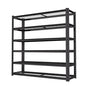 6T 62" W x 24" D x 84" H Garage Shelving Heavy Duty Metal Shelving 6000LBS Storage Shelves Adjustable Metal Shelves for Storage Industrial Garage Shelves for Warehouse Basement - size: 6T 62" W x 24" D x 84" H