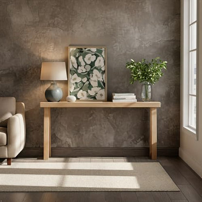 Plank+Beam Classic Console Table, 66 Inch, Blonde | Non-Toxic Finishes, Versatile Design, Elegant Details, Easy Assembly, Quick Setup, Solid Wood - color: Blonde, size: 66" Console Table