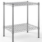 18" Deep x 24" Wide x 27" Height Wire Shelving Kit | 2-Tier | NSF Commercial Storage Rack Unit - size: 18" Deep x 24" Wide