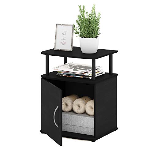 Furinno Jaya End Table, One, Black Wood - color: Black, size: 1-Pack