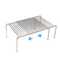 Tomorotec Space-Saving Stainless Steel Storage Rack, 12.8-22.8 in, Silver, Easy to Install, Versatile Design - color: Silver-1Pcs