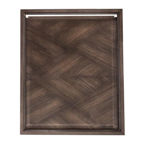 Liberty Furniture Jamestown Glass Top End Table for Living Room - Tobacco - size: End Table