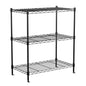 3-Tier Wire Shelf Rack,24" Dx14 Wx 30" H,Wire Metal Shelving with Lockable Wheels,Height Adjustable Storage Standing Shelves for Kitchen,Living Room,Laundry,Office,Pantry,Studio,Black - size: 3-Tier,24"x14"x30"(WxDxH)