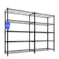 Garvee 71" Wide Storage Shelves Metal Shelving Units 5 Tier, 1325LBS | Heavy Duty & Adjustable Wire Shelving Rack, Standing/L-shaped, Use for Garage Kitchen Pantry Warehouse, Black - size: 70.5"Hx15.7"Dx71"W, 5-Layer