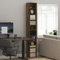 Furinno PASIR Book Shelf, 10-Tier Bookshelf, Bookcase with Open Shelf, 9.2 x 11.8 x 78.7, for Living Room, Bedroom, Home Office, Amber Pine - color: Amber Pine, size: 10-Tier, 12-Inch Width