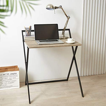 Urban Lifestyle Compact Folding Desk, Wood - color: Wood