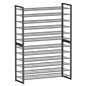Simple Trending 12 Tier Shoe Rack Holds 60 Pairs, Sturdy Tall Shoe Organizer, Heavy Duty Large Metal Stackable Shoe Shelf for Entryway, Closet, Bedroom, Black - size: 12 Tiers