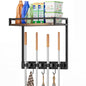 Broom Holder Wall Mount with Shelf, 15.7" Wx6.7 Dx15.7 H, 1 Pack | Load 66LBS, 4 Mop Hanger Grippers, 3 Hooks, for Laundry Room, Garage, Utility Closet, Kitchen - style: 1 Pack