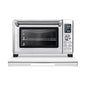 Microwave Stand with Pull Out Shelf Countertop Organizer Kitchen Storage Rack for Compact Microwave Oven Toaster Coffee Maker White