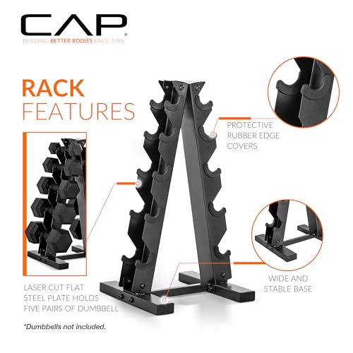 CAP A-Frame Dumbbell Weight Rack - style: holds 5-25lb