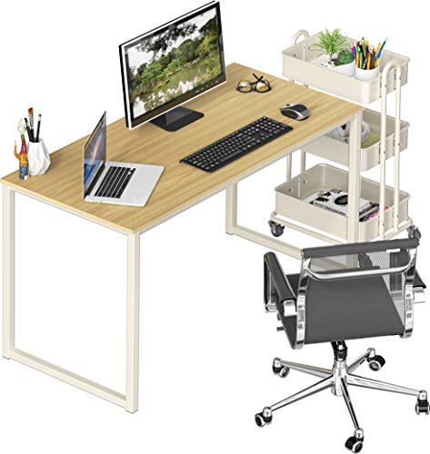 SHW Mission 40-Inch Home Office Computer Desk, Oak - color: Oak, size: 40-Inch