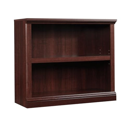 Sauder Miscellaneous Storage 2-Shelf Bookcase/ book shelf, Select Cherry finish - color: Select Cherry Finish