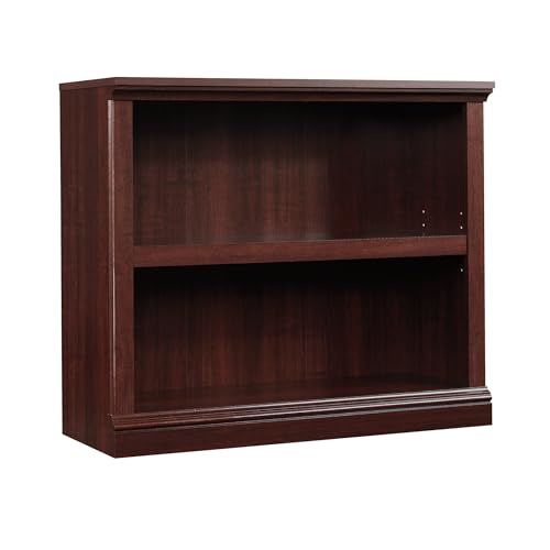 Sauder Miscellaneous Storage 2-Shelf Bookcase/ book shelf, Select Cherry finish - color: Select Cherry Finish