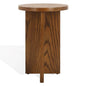 SAFAVIEH Couture Collection Bonaclara Medium Oak Brown 2-Leg Accent Table - color: Medium Oak