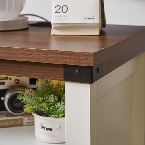 Night Stand Farmhouse Nightstand with Charging Station Bedside Table with Drawers, Wood Couch Side Table End Table for Bedroom, 1 Pack (White 17.5") - color: White 17.5"
