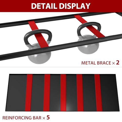 5 Tier Heavy Duty Garage Shelving Units, 5000 lbs Capacity Adjustable Metal Storage Shelves, 84" H x 55" W x 24.05" D Steel Utility Racks for Garage, Warehouse, Basement