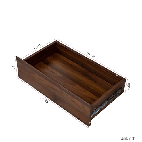 63" W Large Kitchen Hutch Cabinet, Freestanding Pantry Storage Cabinet with Hutch, 4 Doors 4 Drawers & Microwave Shelf, Buffet Sideboard Cupboard for Dining Room Kitchenette, Walnut - color: 05 Walnut