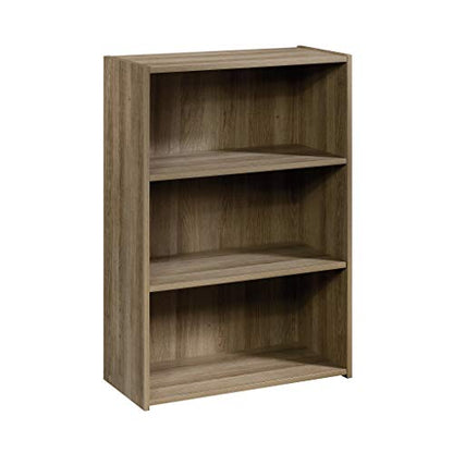 Sauder Beginnings 3-Shelf Bookcase, Bookshelf with Adjustable Storage Shelves, in Summer Oak - color: Summer Oak