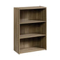 Sauder Beginnings 3-Shelf Bookcase, Bookshelf with Adjustable Storage Shelves, in Summer Oak - color: Summer Oak