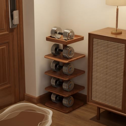 4-Tier Vertical Shoe Rack, Narrow Shoe Tower for Small Space - color: Walnut, size: 11.4"D x 10.8"W x 28.8"H