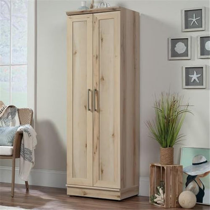 Sauder HomePlus Two Door Storage Cabinet/Pantry Cabinet, Pacific Maple Finish | Two Door - color: Pacific Maple