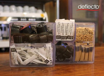 Deflecto Stackable Cube Organizer, Desk and Craft Organizer, 1 Drawer, Clear, Removable Drawer, 6"W x 6"H x 7"D (350801) - style: 1 Drawer