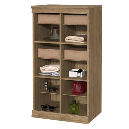 ClosetMaid Modular Storage 12-Shelf Unit with Dividers, Sand - color: Sand