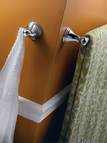 Moen DN8418CH Preston Collection 18-Inch Single Bar Bathroom Towel Bar, Chrome (Pack of 2) - color: Chrome, size: 18 Inch (Pack of 2)