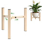 Adjustable Plant Stand Indoor, Metal Stable Plant Holder, Modern Plant Stands Fits 5-6-7-7.5" Pots for Home & Office (Without Pots) - color: Light Khaki