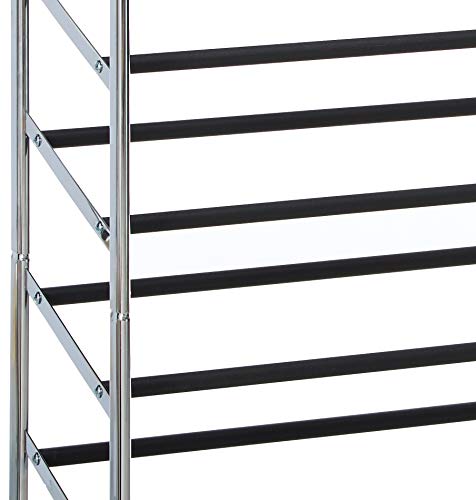 Whitmor 10 Tier Shoe Tower, 50 Pair, Chrome - color: 10 Tier,chrome