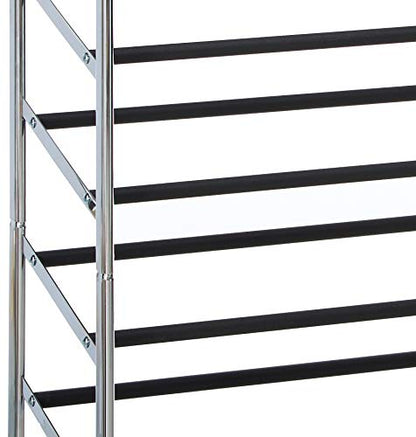 Whitmor 10 Tier Shoe Tower, 50 Pair, Chrome - color: 10 Tier,chrome