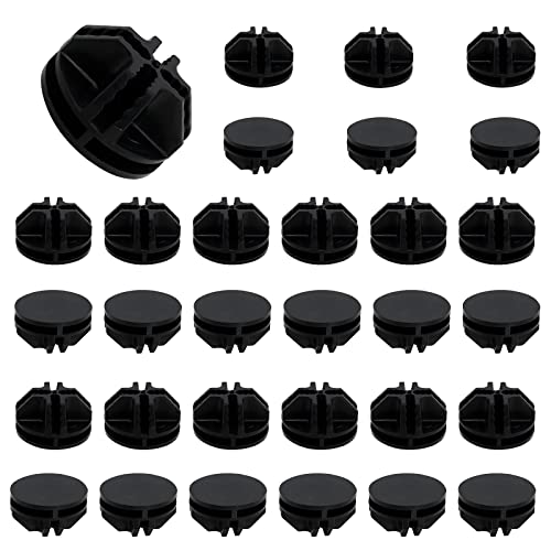 30Pcs Wire Cube Plastic Connectors, Black | Grid Cube Organizer Connector, For Modular Closet Storage, For Wire Shelving