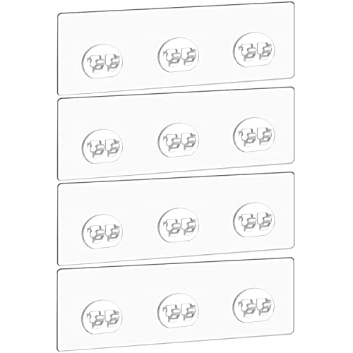 4 Pcs Corner Shower Caddy Adhesive Replacement Hook, Adhesive Stickers for Shower Caddy Shelves Rack Basket Holder, Bathroom Organizer Hanging Hook - color: 4-piece